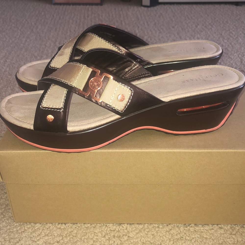 Tan casual sandals